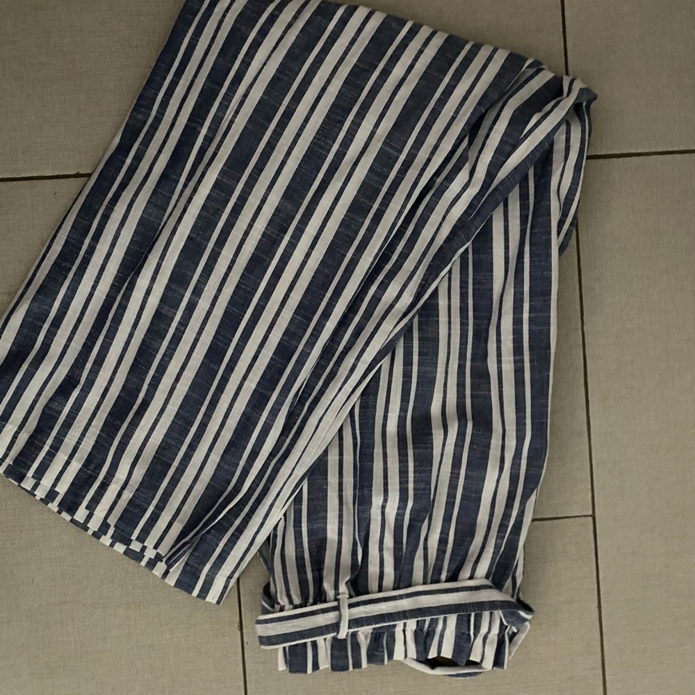 Paper bag palazzo pants